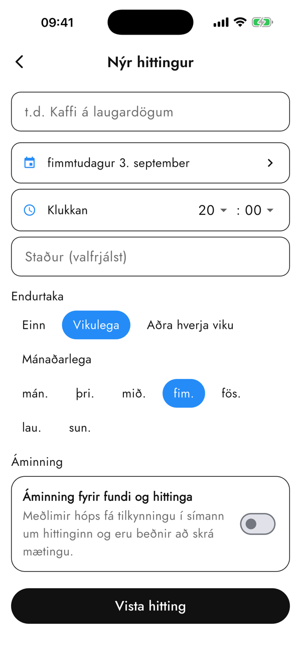 Nýr hittingur í Plönum með endurtekningu og áminningu